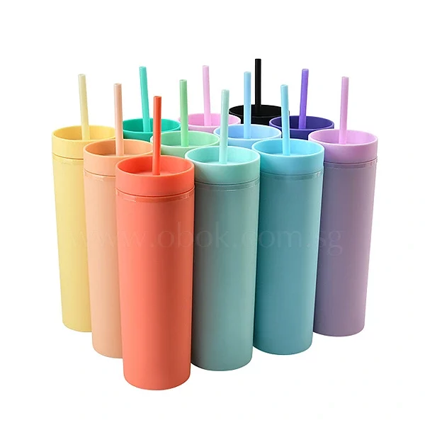 CORINNE Pastel Double Wall Skinny Matte Tumbler